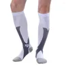 Men's Socks 1 Pair Fashion Compression Support Athletic Running Pregnancy Health Outdoor Sports Racing Cycling Sock