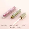 Storage Bottles 10 Pcs 4Ml PETG Embedded Pink Round Lip Glaze Tube Lipstick Empty Gloss Container