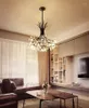 Lampy wiszące nowoczesne lampa przemysłowa dekor maison szklana dekoracja domu e27 Light Montain Restaurant
