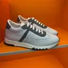 Lyxdesigner män Leisure sportskor tyger med duk och läder En mängd bekväma materialstorlek38-45 kmjkkyy12541