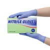 20 pieces Titanfine High Strength And Elasticity Ice Blue Single Use Nitrile Gloves For Medical