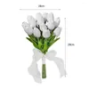 Night Lights LED Tulip Artificial Banquet Flowers Table Lamp Home Bedroom Decoration For Girlfriend Perfect Gift