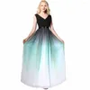 Casual Kleider Luxus Formale Lange Party Kleid Frauen Sommer 2022 Elegante Sexy V-ausschnitt Ballkleid Maxi Plus Größe Dünne chiffon-Verband