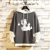 Herrtröjor huvtröja anime toalettbundna Hanako-kun Hanako Kun stavhylsa Pullover Cosplay Costume unisex tee topp Halloween gåva