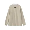Designer di lusso 1977 Tendenza della moda classica Comodo maglione polo stampato floccato a doppio filo versatile e ampio per l'ottava stagione