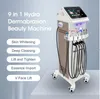 9 en 1 Microdermabrasion hydro eau oxygène équipement de beauté thérapie de soins de la peau du visage Aqua Peel BIO Lifting équipement d'élimination des rides avec un prix fatoire