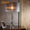 Table Lamps TUDA European Style Crystal Lamp For Bedroom Living Room Bedside American Simple Modern Creative And Slightly Luxury