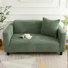 Stol täcker soffa täcker pastellfärger för vardagsrumssektionshörnmöbler slipcover soffa 1/2/3/4 sätes fast färg
