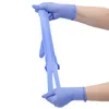 20 pieces Titanfine High Strength And Elasticity Ice Blue Single Use Nitrile Gloves For Medical