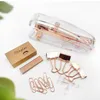 Rose Gold Stapler Edition Metal Manual Staplers Office Accessories School Stationery Supplies