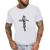 T-shirt da uomo Stampa di lettere T-shirt da uomo a maniche corte con stampa di piccole magliette da uomo