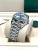 Montre-bracelet de luxe platine bleu glace jour date 40 2024 montre 40mm 228206 homme