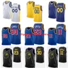 New 20022 75th Custom Jersey Men Youth Stephen 30 Curry Draymond 22 Wiggins Klay 11 Thompson 3 Poole 00 Jonathan Kuminga Basquete