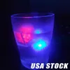 Multi colors Mini Romantic Decoration Luminous LED Artificial Ice Cube Flash Light Wedding Christmas Party Decoration 960Pack Crestech168