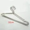 Hangers 20pcs/lot 42cm Stainless Steel Strong Metal Wire Coat Hanger Standard Suit Clothes