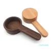 Newwooden Coffee Scoop Измерение ложки черная деревянная кухонная ложка измеритель