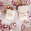 Party Supplies Personalized Wedding Ring Box Engagement Modern Custom Rectangle Proposal Earring Bride Gift Storage