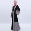 Etnische kleding Moslim Ramadan Dress Cardigan Summer Arabian Outer Wear Women's Fashion Multolor Arabic