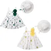 Robes de fille CitgeeSummer Toddler Kid Pageant Flower Dress Princess Tutu Sunhat Polka Dot Sundress Vêtements