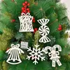 Christmas Decorations Candy Party Supplies Gifts Crutch Bell Tree Decoration Home Decor Xmas Pendant Hanging Ornaments