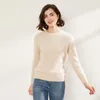 Camisolas femininas Mink Cashmere Sweater Women Women Pullover 2022 Autumn Winter WhiM Warm Crew pescoço elegante moda All-Match Jumper Pull femme