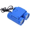 Telescoop Kinderkinderen Plastic 26 mm x 2,5x opvouwbare verrekijkerspeelgoed Blauw