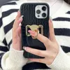 Bayanlar Lüks Deri Phonecase Designer Kickstand Telefon, iPhone 13 için Moda Deri Tahıl Telefonları Kabuğu PROMAX 12PRO XSMAX 14 PRO