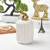 Bouteilles de stockage nordique créatif céramique artisanat galvanoplastie ameublement bocal scellé boîte-cadeau avec Souvenirs