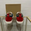Top Heren Stijlvolle bezaaid schoenen Handgemaakte echte lederen designer Rock Style Unisex Red Soles Shoes Luxury Fashion Dames Diamond ingelegde Casual Shoe 00144