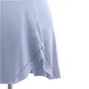 Stage Wear Ballet Skirt Women Adult Practice Clothes Ruffle Ballerina Tutu Gauze Female Side Slit Dance Dress