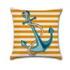 Pillow Ocean Theme Boat Paddle Cover Sofa Car Customizable