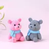 Home decoration accessoriesStuffed Plush Animals party Cute plastic bear miniature fairy Easter animal Dolls pillow Holiday Party Prom Christmas Valentine's Day