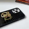 Bayanlar Lüks Deri Phonecase Designer Kickstand Telefon, iPhone 13 için Moda Deri Tahıl Telefonları Kabuğu PROMAX 12PRO XSMAX 14 PRO