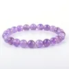 Bracelets de liaison mode Amethystes Bracelet Bracelet ￠ la main Crystal Mica Stone Reiki Energy Luxury Fine Boho Boho pour femmes Saint Valentin