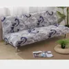 Stol täcker 1 Set Butterfly All-Inclusive Folding Stretch Soffa Bed Cover Protector Slipcover utan armstöd Heminredning textil