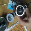 Mini-Popcornmaschine aus Edelstahl 304, altmodisches Netz, roter Popcornofen, Getreideverstärker, Mini-Popcornofen