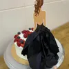 お祝い用品バックシルクガーゼスカートハッピーマザーデイケーキトッパーガールバースデーカップケーキ装飾パーティー装飾ツール