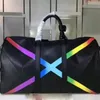 Luxurys Designer Bags Bolsa de couro de grande capacidade Bolsa de viagem feminina Boston Boston Couro portátil Mão de borda macia AAAAA Sizs 45cm50cm55cmaaaaaa