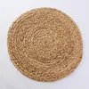 Table Mats Natural Water Gourd Woven Placemat Round Rattan Mat Heat Insulation And Anti-scalding Pad Decor