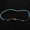 Anklets 2x Boheemse sterrenstenen voor vrouwen Vintage geweven touw hanger Bracelet op been Anklet Beach enkeljuwelen