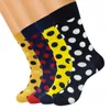 Men's Socks 2022 Breathable Cotton Colorful Dot Comfortable To Wear College Style