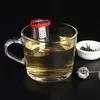 1pcs infuser الشاي الفولاذ المقاوم للصدأ مع مقبض شاي شاي ناشر مصفاة العشبية مرشح التوابل مرشح الشرب الشاي الشاي الشاي RRC540