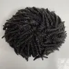 Malaysian Virgin Human Hair Replacement 1bGrey Afro Braids Q6 Toupee Lace Front Unit for Men