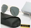 Designer aviator 3025r Sunglasses for Men Rale Ban glasses Woman UV400 Protection Shades Real Glass Lens Gold Metal Frame Driving Fishing Sunnies with Original Box