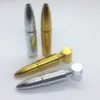 Colorful Aluminium Alloy Bullet Cartridge Style Pipes Dry Herb Tobacco Filter Tube Portable Removable Mini Handpipes Cigarette Smoking Holder Tubes