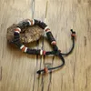 Bangle Assorted Men's Bracelets Mixed Leather Wrap Bracelet Black Brown Bangles Punk Male Rock Accessory B00228