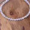 Bracelets porte-bonheur 4mm pierres précieuses dentelle bleue perles d'agate Bracelet pour femmes tibétain réglable pierre naturelle bijoux délicats en gros