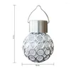 Outdoor LED Solar Light Ball Hanging Lights Lantern Landscape Street Yard Lighting Waterproof Pathway Courtyard Lamp