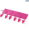 Boîtes de rangement Portable Tissu Cintre Pliant Voyage Vêtements Clip Salle De Bains Rack Vêtements