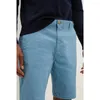 الرجال للرجال Summer Beach Sky Blue Disual Suit Short Pants Black Classic Slim Fit Pants/Treasable and Lightweight Fabrics Assume Homme